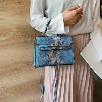 2020 New Pu Summer Fashion Handbag Shoulder/Crossbody Bag Vintage Snake's Skin Square Sling Bag
2020 New Pu Summer Fashion Handbag Shoulder/Crossbody Bag Vintage Snake's Skin Square Sling Bag
