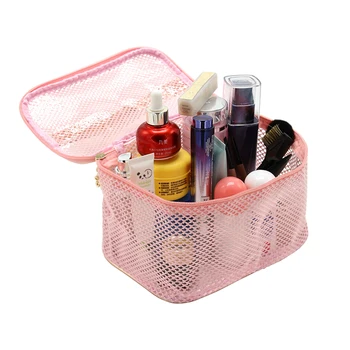 Women Cosmetic Bag Mesh Zipper Makeup Bag Wash Packet Portable Travel Organizer Beauty Toiletries Storage Bags Make Up Case Tote
Women Cosmetic Bag Mesh Zipper Makeup Bag Wash Packet Portable Travel Organizer Beauty Toiletries Storage Bags Make Up Case Tote