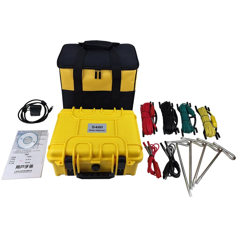 S480 Earth Resistance Tester Soil Resistivity Tester Is Specially Designed for Measuring Earth Resistance Soil Resistivity
S480 Earth Resistance Tester Soil Resistivity Tester Is Specially Designed for Measuring Earth Resistance Soil Resistivity