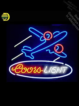 Neon Sign for Coors Light Airplane Neon Bulb sign handcraft Glass Neon Lamp Bulb budweiser neon sign neon lights for rooms Lamp
Neon Sign for Coors Light Airplane Neon Bulb sign handcraft Glass Neon Lamp Bulb budweiser neon sign neon lights for rooms Lamp