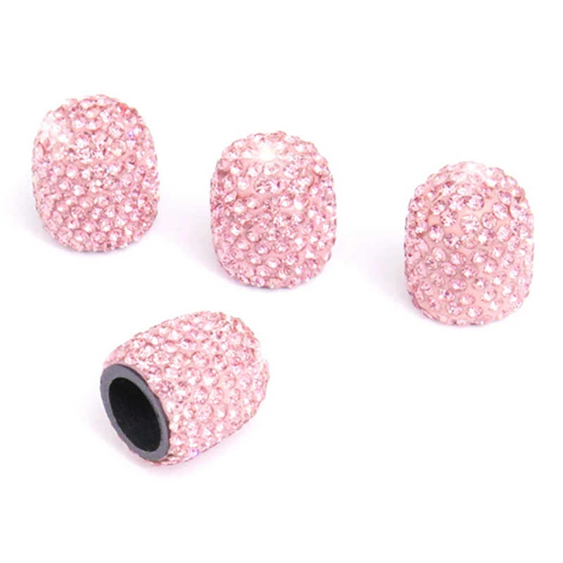 4PCS/Lot Car Styling Accessories Soft Clay Rhinestone Car Tire Valve Caps Shining Crystal Dustproof Caps for Women Bling Car
4PCS/Lot Car Styling Accessories Soft Clay Rhinestone Car Tire Valve Caps Shining Crystal Dustproof Caps for Women Bling Car