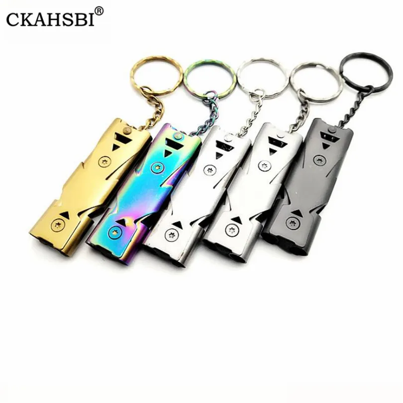 CKAHSBI Emergency Survival Whistle Outdoor High Decibel Portable Keychain Whistle Stainless Double Pipe Multifunction Tool 1pc
CKAHSBI Emergency Survival Whistle Outdoor High Decibel Portable Keychain Whistle Stainless Double Pipe Multifunction Tool 1pc