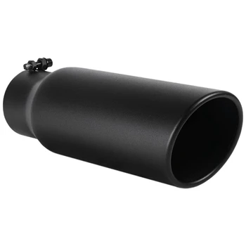 3 Inch Black Exhaust Tip, 3 Inch Inside Diameter Exhaust Tailpipe Tip for Truck, 3 x 4 x 12 Inch Bolt/Clamp on Design
3 Inch Black Exhaust Tip, 3 Inch Inside Diameter Exhaust Tailpipe Tip for Truck, 3 x 4 x 12 Inch Bolt/Clamp on Design