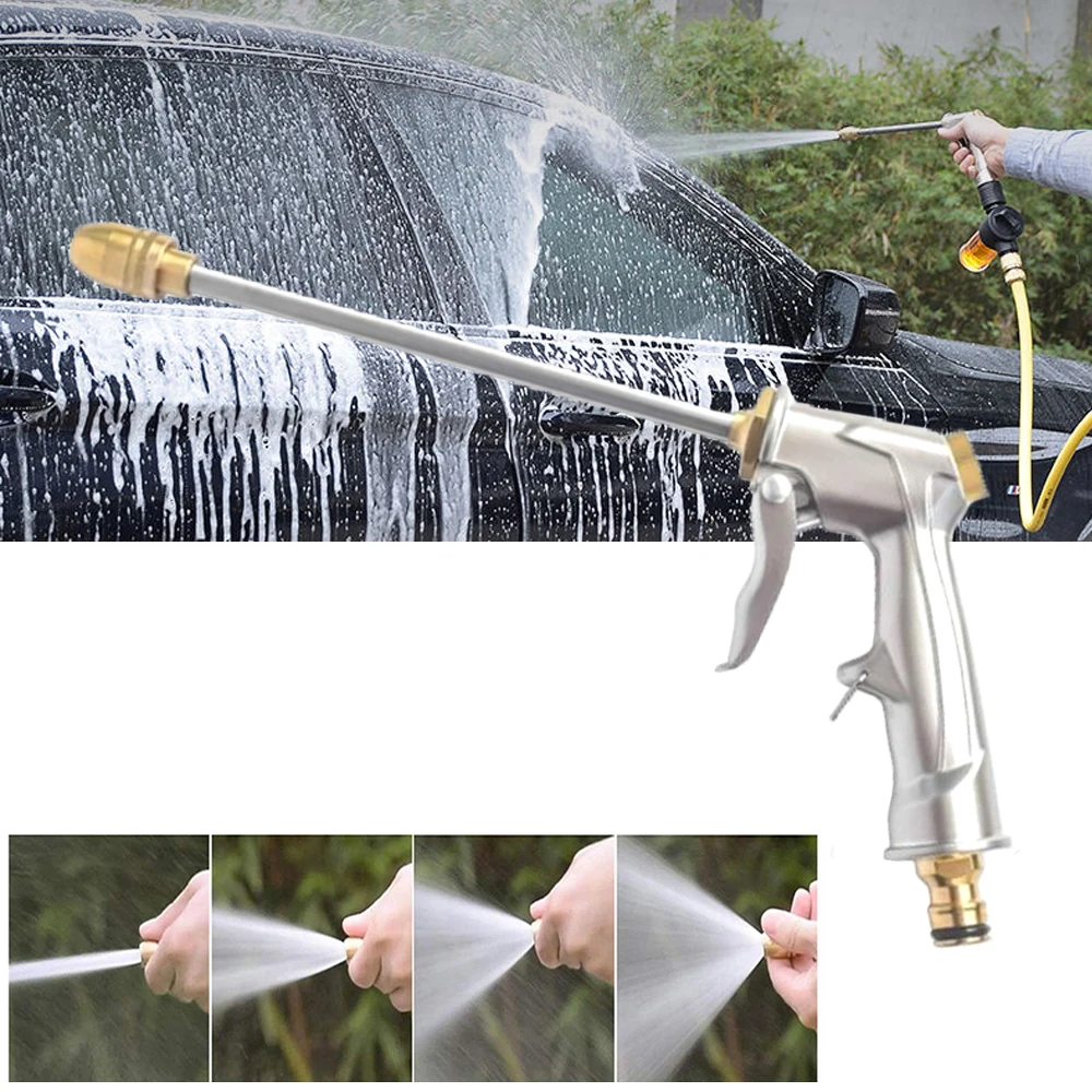 High Pressure Power Washer Water Gun Wet Water Spray Gun Car Washer Garden Hose Nozzle Spray Adjustable Cleaning Tool
High Pressure Power Washer Water Gun Wet Water Spray Gun Car Washer Garden Hose Nozzle Spray Adjustable Cleaning Tool