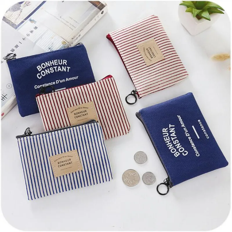 Unisex Canvas Coin Bag Purse Women Stripe Coin Money Card Holder Wallet Case Zipper Key Storage Pouch For Kid Girl Gift
Unisex Canvas Coin Bag Purse Women Stripe Coin Money Card Holder Wallet Case Zipper Key Storage Pouch For Kid Girl Gift