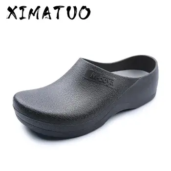 Hotel Kitchen Clogs Non-slip Chef Shoes Casual Flat Work Shoes Breathable Resistant Kitchen Cook Working Shoes Size Plus 37-46
Hotel Kitchen Clogs Non-slip Chef Shoes Casual Flat Work Shoes Breathable Resistant Kitchen Cook Working Shoes Size Plus 37-46