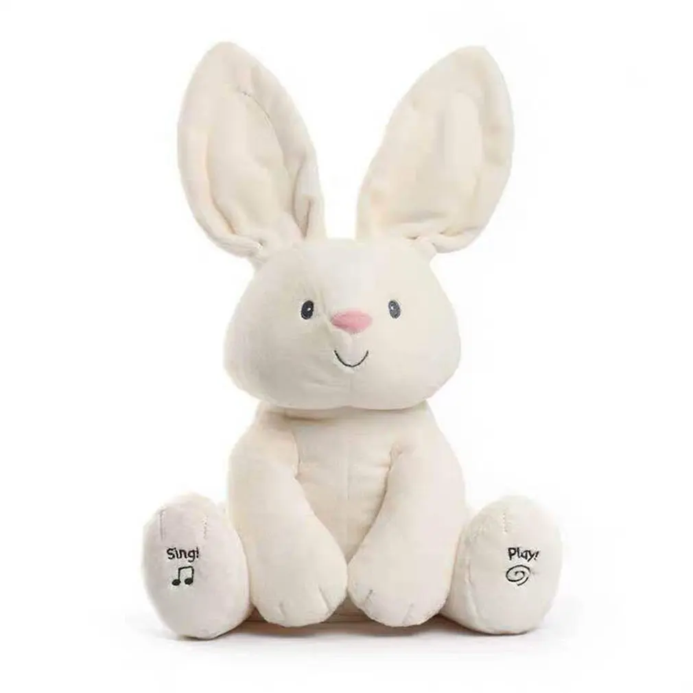 Shy Bunny Phoebe Can Sing Ears Move With Music креативные игрушки Dolls электрические плюшевые | Игрушки