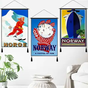 Ski at Norway Norge Oslo Vintage Travel Line Hanging Cloth Cotton Line Paintings Posters Home Decor Wall Hanging Tapestry Gift
Ski at Norway Norge Oslo Vintage Travel Line Hanging Cloth Cotton Line Paintings Posters Home Decor Wall Hanging Tapestry Gift