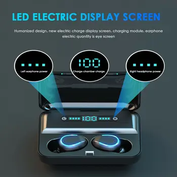 2019 New Digital Display F9-5 TWS Wireless Bluetooth Headsets Stereo Gaming Wired Bluetooth 5.0 earphone
2019 New Digital Display F9-5 TWS Wireless Bluetooth Headsets Stereo Gaming Wired Bluetooth 5.0 earphone