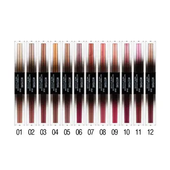 New Non-stick Lip Gloss Matte Double Lip Gloss Two In One Lipstick Glaze Fashion Essential Waterproof Beautiful Lip Gloss TSLM1
New Non-stick Lip Gloss Matte Double Lip Gloss Two In One Lipstick Glaze Fashion Essential Waterproof Beautiful Lip Gloss TSLM1