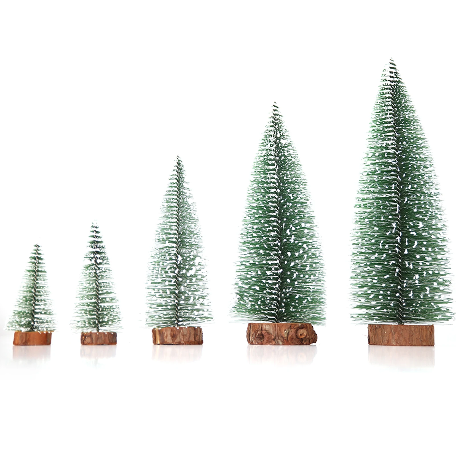 Mini Snow Pine Needle Tree Bauble Crafts Noel Tree Ornaments Wooden Christmas Decorations for Home Xmas New Year Party Supplies
Mini Snow Pine Needle Tree Bauble Crafts Noel Tree Ornaments Wooden Christmas Decorations for Home Xmas New Year Party Supplies