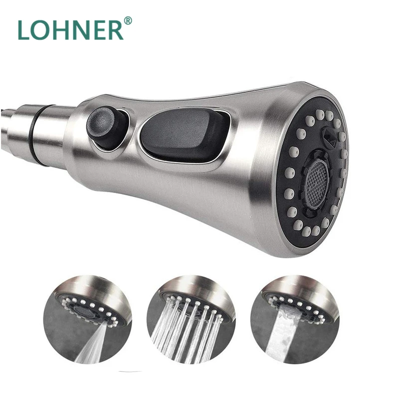 Lohner New Kitchen Faucet Modern Chrome Brushed Kitchen Sink Pull Out Spray Faucet Mixer Tap Water Tap Kitchen Accessories
Lohner New Kitchen Faucet Modern Chrome Brushed Kitchen Sink Pull Out Spray Faucet Mixer Tap Water Tap Kitchen Accessories