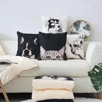 Modern 2 in 1 Cotton Cartoon Cat Dog Foldable Patchwork Quilt Blanket Printed Square Home Office Car Throw Pillow Back Cushion
Modern 2 in 1 Cotton Cartoon Cat Dog Foldable Patchwork Quilt Blanket Printed Square Home Office Car Throw Pillow Back Cushion