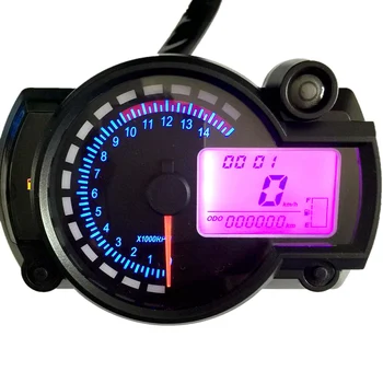 Motorcycle Speedometer Instrument LCD Digital Tachometer Gauge Odometer Fault Warning Light for RX2N 4 cylinders 400CC 5000rpm
Motorcycle Speedometer Instrument LCD Digital Tachometer Gauge Odometer Fault Warning Light for RX2N 4 cylinders 400CC 5000rpm