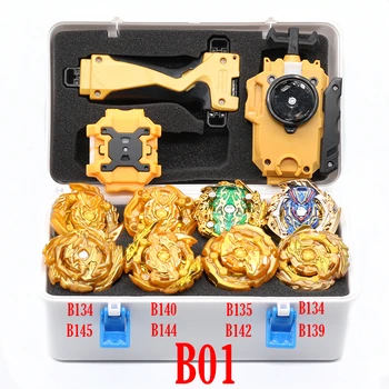 

TAKARA TOMY Combination Beyblade Burst Set Toys Beyblades Arena Bayblade Metal Fusion 4D with Launcher Spinning Top Toys