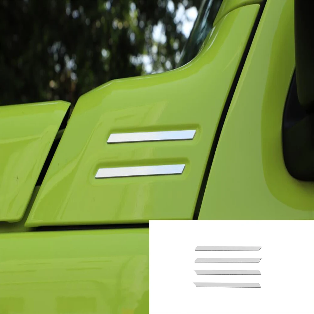 4 * Алюминиевый сплав угловой декоративный стикер для Suzuki Jimny 2019 + | Автомобили и