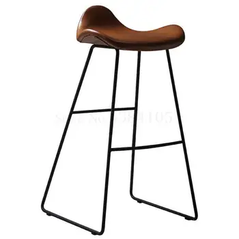 Net Red Bar Stool Nordic Designer Personalized Bar Chair Retro High Stool Light Luxury Coffee Shop Front Desk Bar Chair 
Net Red Bar Stool Nordic Designer Personalized Bar Chair Retro High Stool Light Luxury Coffee Shop Front Desk Bar Chair