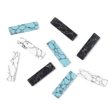 10pcs Natural Stone Long Strip Shape Black/Green/White 7x25mm Turquoise Cabochon Spacers For DIY Jewelry Making Accessories
10pcs Natural Stone Long Strip Shape Black/Green/White 7x25mm Turquoise Cabochon Spacers For DIY Jewelry Making Accessories