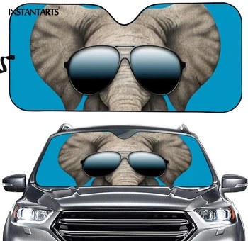 INSTANTARTS Animal Cartoon Windshield Sunshade Cute Anime Elephant Design Funny Sun Shade for SUV &Truck UV Ray Reflector Visor
INSTANTARTS Animal Cartoon Windshield Sunshade Cute Anime Elephant Design Funny Sun Shade for SUV &Truck UV Ray Reflector Visor