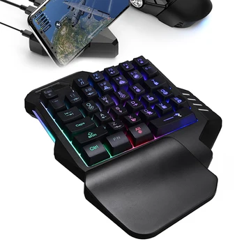 POHIKS 35 Keys K1 Pro keypad Single Handed Game keyboard one hand Ergonomic Gaming Keypad For PUBG LOL CF PC Laptop
POHIKS 35 Keys K1 Pro keypad Single Handed Game keyboard one hand Ergonomic Gaming Keypad For PUBG LOL CF PC Laptop