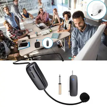 Newest 2 In1 Wireless Headset Microphone Potable Voice Amplifier UHF Handheld Loudspeaker Speech Handsfree Megaphone Radio Mic
Newest 2 In1 Wireless Headset Microphone Potable Voice Amplifier UHF Handheld Loudspeaker Speech Handsfree Megaphone Radio Mic