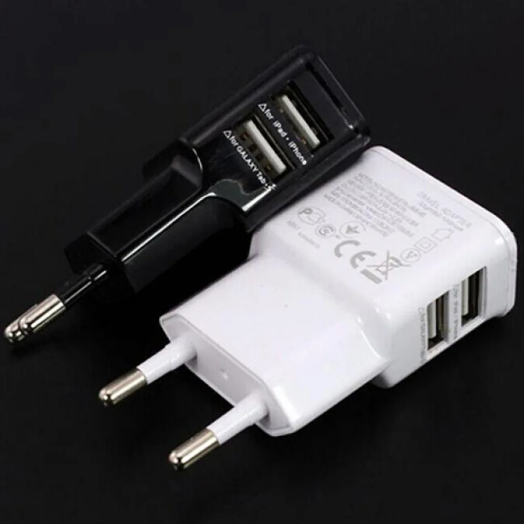1PC Dual USB Charger 5V 2A Fast Charging Travel EU Plug Adapter Portable Mobile Phone Wall Charger For iPhone 5 6 for Samsung
1PC Dual USB Charger 5V 2A Fast Charging Travel EU Plug Adapter Portable Mobile Phone Wall Charger For iPhone 5 6 for Samsung
