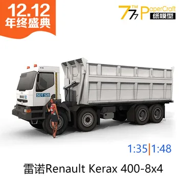 For Renault Kerax 400 8x4 Dump Truck Front Four Rear Eight Truck Model DIY 3D Paper Model Children Adult Educational Toys
For Renault Kerax 400 8x4 Dump Truck Front Four Rear Eight Truck Model DIY 3D Paper Model Children Adult Educational Toys