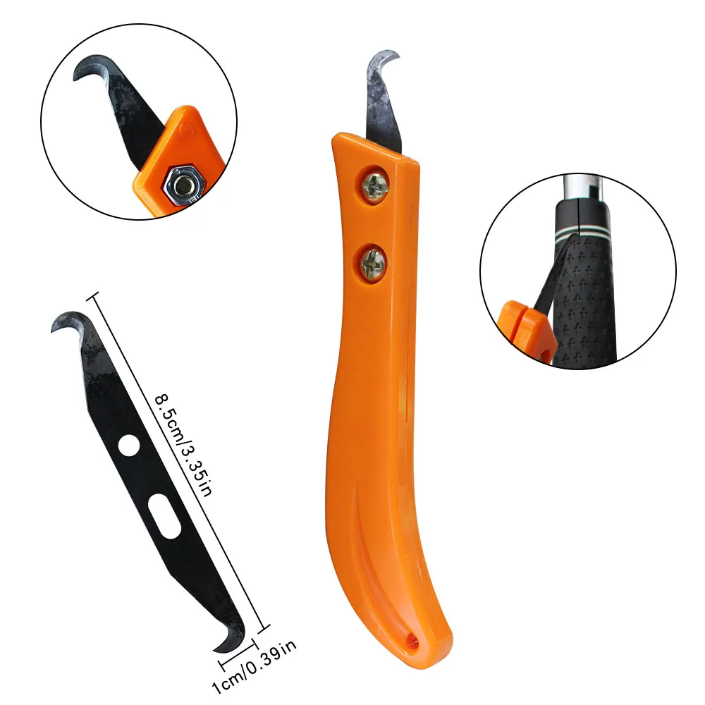 Pack 2 pcs Golf Hook Blade For Golf Club Grip Repair Remover Replace Install Knife DIY Knife for Golfer Pack 2 pcs Golf Hook Blade For Golf Club Grip Repair Remover Replace Install Knife DIY Knife for Golfer