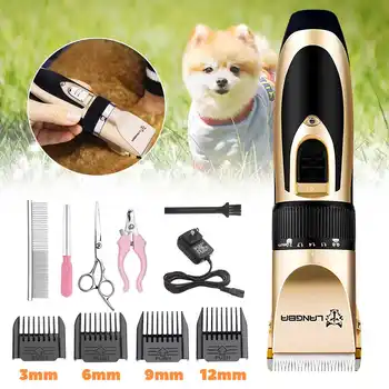 Electrical Professional Pet Dog Hair Trimmer Clippers Rechargeable Low Noise Gold Animal Grooming Clippers Hair Cutter Haircut 
Electrical Professional Pet Dog Hair Trimmer Clippers Rechargeable Low Noise Gold Animal Grooming Clippers Hair Cutter Haircut