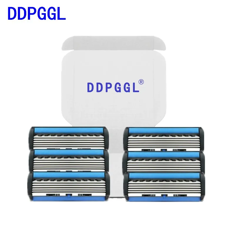 DDPGGL 6pcs Blades Disposabe High Quality Men Shaver Razor Blade Mild 6 Layer Razor Replaceable Blade For Personal Care Sharp
DDPGGL 6pcs Blades Disposabe High Quality Men Shaver Razor Blade Mild 6 Layer Razor Replaceable Blade For Personal Care Sharp
