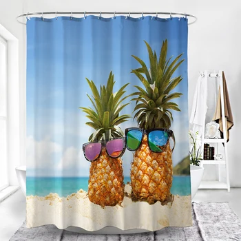 Pineapple Cute Shower Curtain Tropical Polyester Fabric Bathroom Curtains Kids Bathing Screen with Hooks Waterproof Home Decor
Pineapple Cute Shower Curtain Tropical Polyester Fabric Bathroom Curtains Kids Bathing Screen with Hooks Waterproof Home Decor