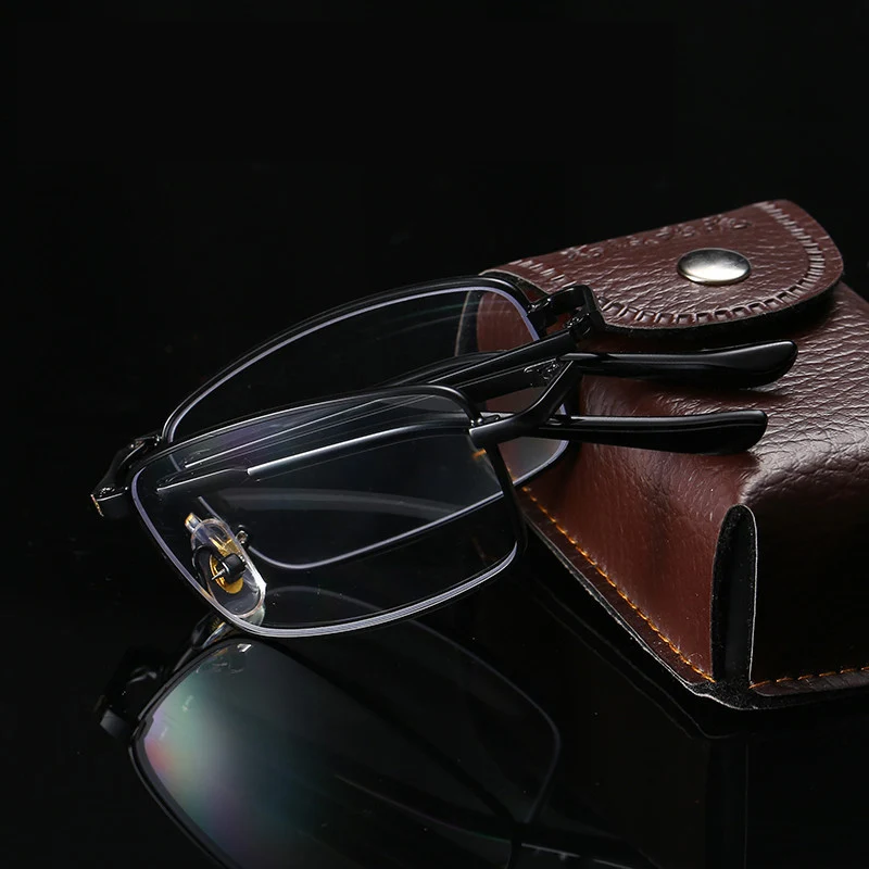 Progressive Multifocal Reading Glasses Men Fold Anti Blue Light Radiation Metal Half Frame Diopter Eyewear Presbyopic Eyeglasses
Progressive Multifocal Reading Glasses Men Fold Anti Blue Light Radiation Metal Half Frame Diopter Eyewear Presbyopic Eyeglasses