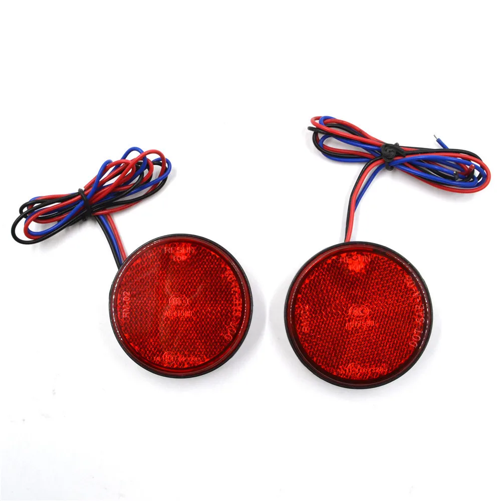JAER 2pcs 12V Universal LED Motorcycle Round Reflector Tail Brake Turn Signal Light Lamp Bulbs LED Light ATV Tail Light
JAER 2pcs 12V Universal LED Motorcycle Round Reflector Tail Brake Turn Signal Light Lamp Bulbs LED Light ATV Tail Light