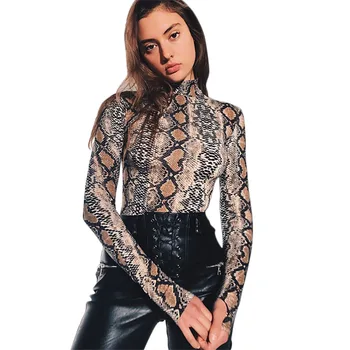 Sexy Feminino Snake Skin Bodysuit Women Long Sleeve Club Party Jumpsuit Long Sleeves Overalls Body Femme Playsuit Autumn
Sexy Feminino Snake Skin Bodysuit Women Long Sleeve Club Party Jumpsuit Long Sleeves Overalls Body Femme Playsuit Autumn