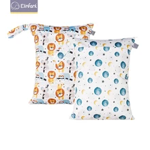 Elinfant Cute Wet Dry Bag Baby Cloth Diaper Bags Reusable Washable Two Pockets Nappy Bag Print Tote Bag 30*40cm Zipper Polyester
Elinfant Cute Wet Dry Bag Baby Cloth Diaper Bags Reusable Washable Two Pockets Nappy Bag Print Tote Bag 30*40cm Zipper Polyester