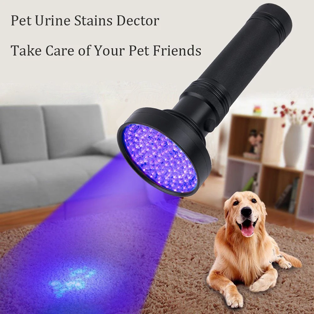 UV Ultra Violet 100 LED Flashlight Blacklight Aluminum Torch Light Lamp Portable
UV Ultra Violet 100 LED Flashlight Blacklight Aluminum Torch Light Lamp Portable