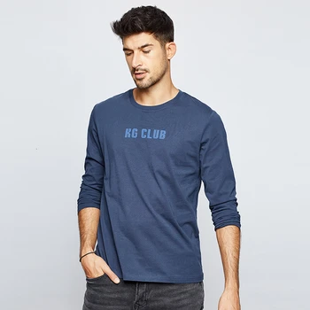 KUEGOU 2020 Autumn 100% Cotton Print Plain White T Shirt Men Tshirt Brand T-shirt Long Sleeve Tee Shirt Fashion Clothes Top 7722
KUEGOU 2020 Autumn 100% Cotton Print Plain White T Shirt Men Tshirt Brand T-shirt Long Sleeve Tee Shirt Fashion Clothes Top 7722