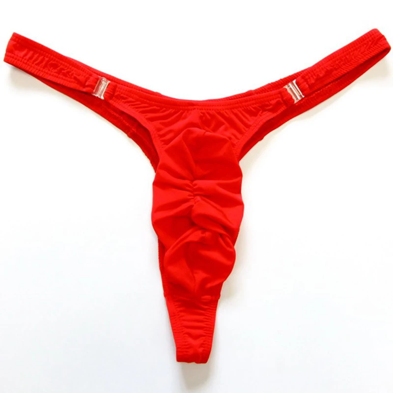 Sexy Men's G-Strings Underwear Elastic T-Back Breathable Thong With Buckle Fashion Solid Color Underpants Male Intimates 2021
Sexy Men's G-Strings Underwear Elastic T-Back Breathable Thong With Buckle Fashion Solid Color Underpants Male Intimates 2021