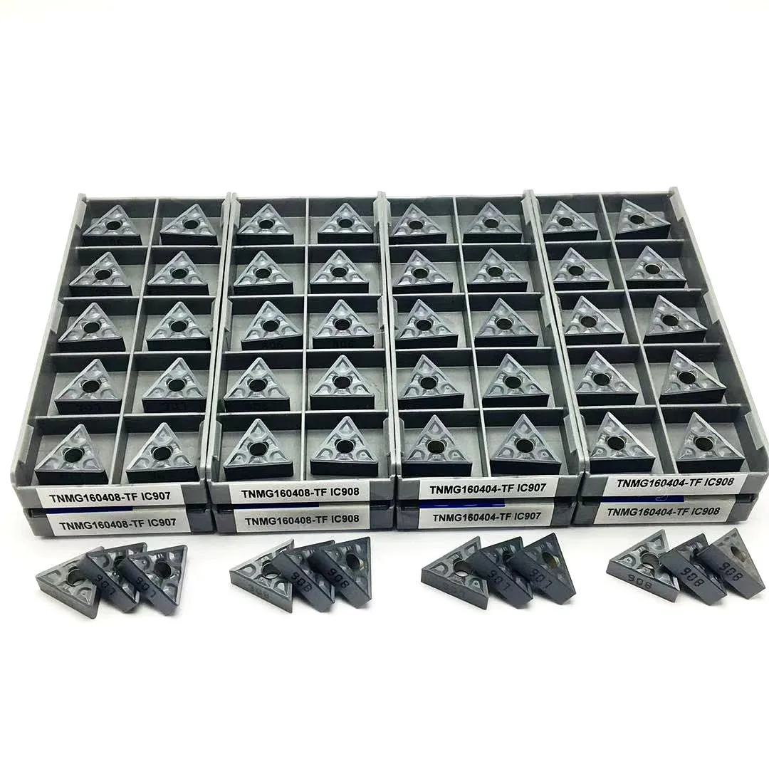 High quality CNC lathe insert TNMG160408 TF IC907 IC908 external turning tool carbide TNMG 160404 lathe tool parts turning inser
High quality CNC lathe insert TNMG160408 TF IC907 IC908 external turning tool carbide TNMG 160404 lathe tool parts turning inser
