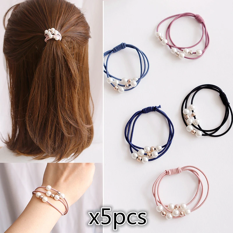 5 Pcs Women Girls Pearl Elastic Hair Bands Ponytail Holder Gum for Hair Scrunchies Headband Rubber Band Kids Hair Accessories
5 Pcs Women Girls Pearl Elastic Hair Bands Ponytail Holder Gum for Hair Scrunchies Headband Rubber Band Kids Hair Accessories