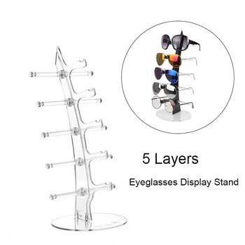 Practical 5 Layers Eyeglasses Display Stand Storage Holder Sunglasses Show Rack Holders Glasses Shelf Home Organizer
Practical 5 Layers Eyeglasses Display Stand Storage Holder Sunglasses Show Rack Holders Glasses Shelf Home Organizer