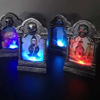 Vintage Halloween Pumpkin Castle Light Tombstone Lamp Witch Props Party Skull Horror LED Plastic Ghost Kids Home Decor
Vintage Halloween Pumpkin Castle Light Tombstone Lamp Witch Props Party Skull Horror LED Plastic Ghost Kids Home Decor