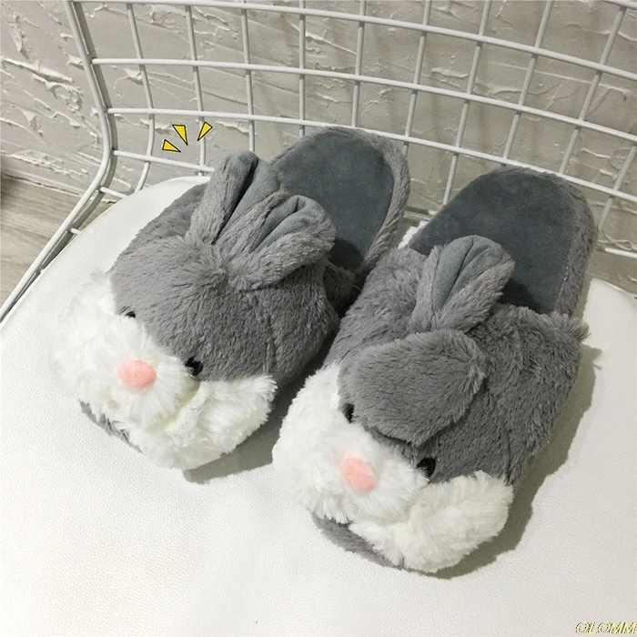 Women Indoor Cotton Slippers Ladies Winter Non-slip Rabbit Student Girl Cartoon Home Winter Shoes Warm Slippers 
Women Indoor Cotton Slippers Ladies Winter Non-slip Rabbit Student Girl Cartoon Home Winter Shoes Warm Slippers