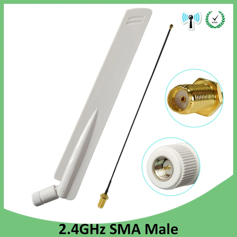 2.4Ghz Wifi antenna 8dbi SMA Male connector Omni-Directional 2.4 ghz antenne Router wi fi Antena +21cm RP-SMA Male Pigtail Cable
2.4Ghz Wifi antenna 8dbi SMA Male connector Omni-Directional 2.4 ghz antenne Router wi fi Antena +21cm RP-SMA Male Pigtail Cable