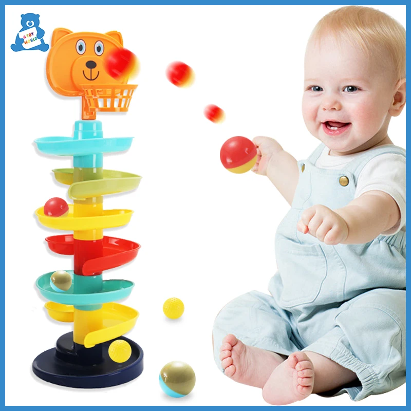 Montessori Educational Toy Blocks Wooden Tree Spin track Rolling Ball Pile Tower Run Track Game Baby Kids Gift Intelligence Toys
Montessori Educational Toy Blocks Wooden Tree Spin track Rolling Ball Pile Tower Run Track Game Baby Kids Gift Intelligence Toys