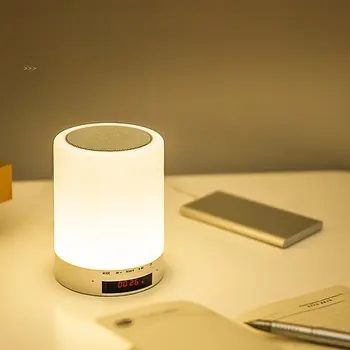 New 7 Color Led Light Wireless Portable Wireless Speaker Led Bedside Table Lamp Atmosphere Lamp Student Dormitory Table Lamp
New 7 Color Led Light Wireless Portable Wireless Speaker Led Bedside Table Lamp Atmosphere Lamp Student Dormitory Table Lamp