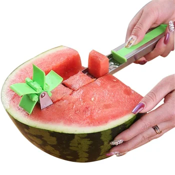 Kitchen Fruit Watermelon Knife Slicer Stainless Steel Windmill Cutting Spoon Corers Knife Fruit Salad Tool Kitchen Gadgets Tools
Kitchen Fruit Watermelon Knife Slicer Stainless Steel Windmill Cutting Spoon Corers Knife Fruit Salad Tool Kitchen Gadgets Tools