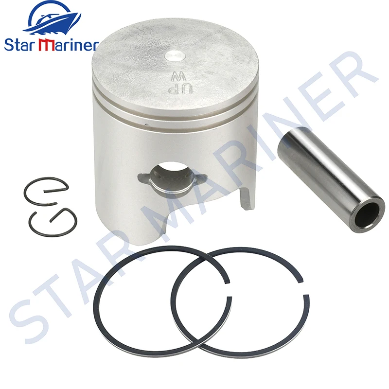 

6H4-11631-09 3Cyl Piston Kit Std With Rings Replace for Yamaha Outboard Engine 40HP 50HP 6H4-11631,6H4-11631-01 67MM