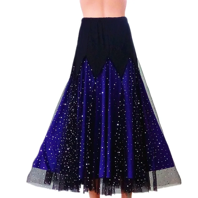 Женская бальная юбка современный танец Звезда платье вальс Танго латинский