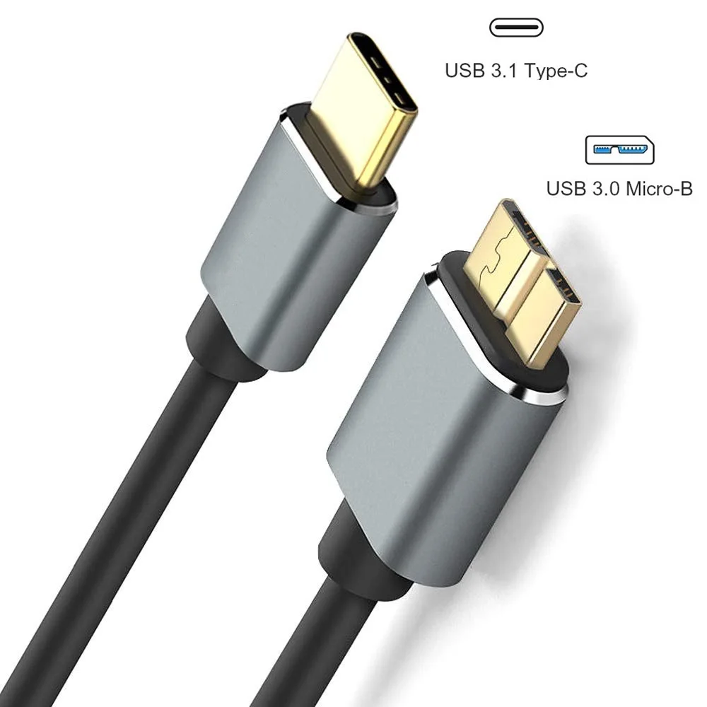 Кабель USB C Micro B кабель 3 0 передачи данных штырь чехол для жесткого диска Samsung Seagate